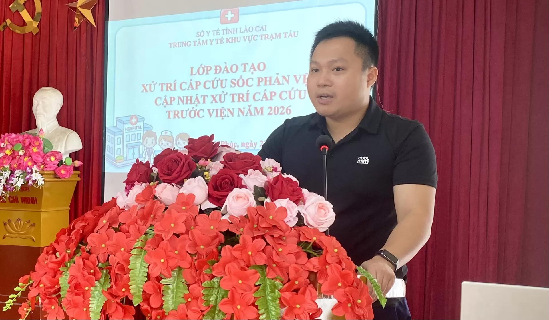 KHAI MẠC Lớp Tập huấn Xử trí cấp cứu sốc phản vệ  và cập nhật xử trí cấp cứu trước viện” năm 2026