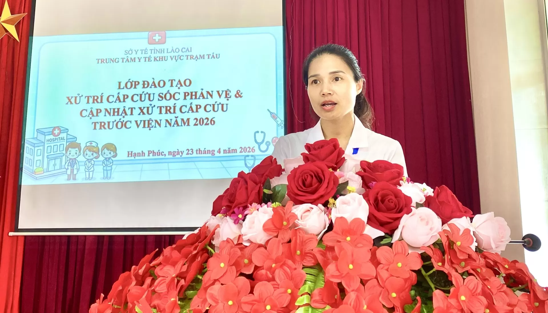 KHAI MẠC Lớp Tập huấn Xử trí cấp cứu sốc phản vệ  và cập nhật xử trí cấp cứu trước viện” năm 2026